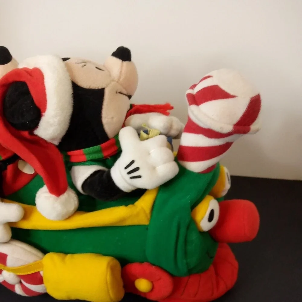 MICKEY & MINNIE MOUSE PLUSH Non Singing DISNEY CHRISTMAS TRAIN 2000 Doesn't Work